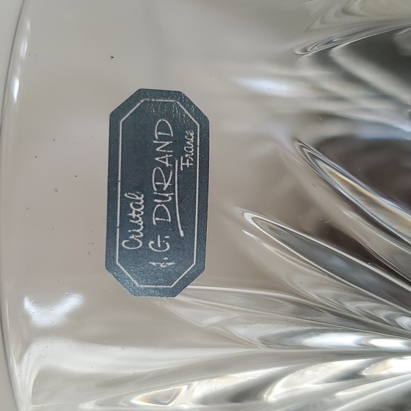 NIB J.G Durand Cristal France Vincennes Lead Crystal Flutes - Picture 2 of 13